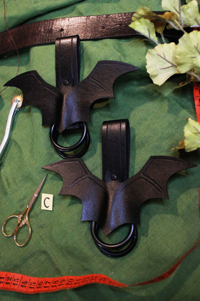 WONKY WARES - Leather Bat Skirt Hikes (Set of Two)