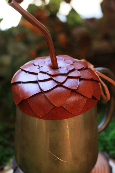 Acorn Cup Cap with Straw
