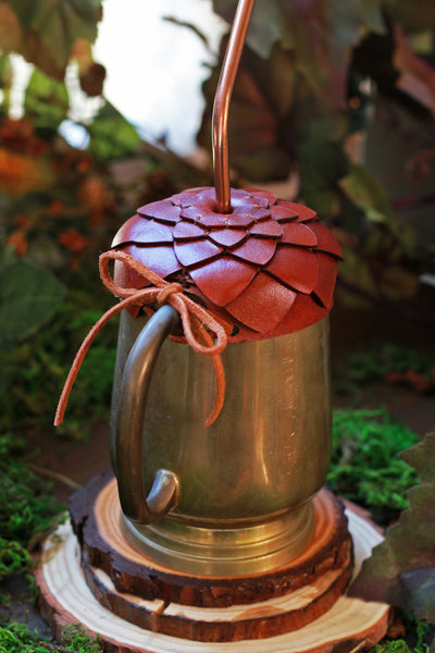 Acorn Cup Cap with Straw