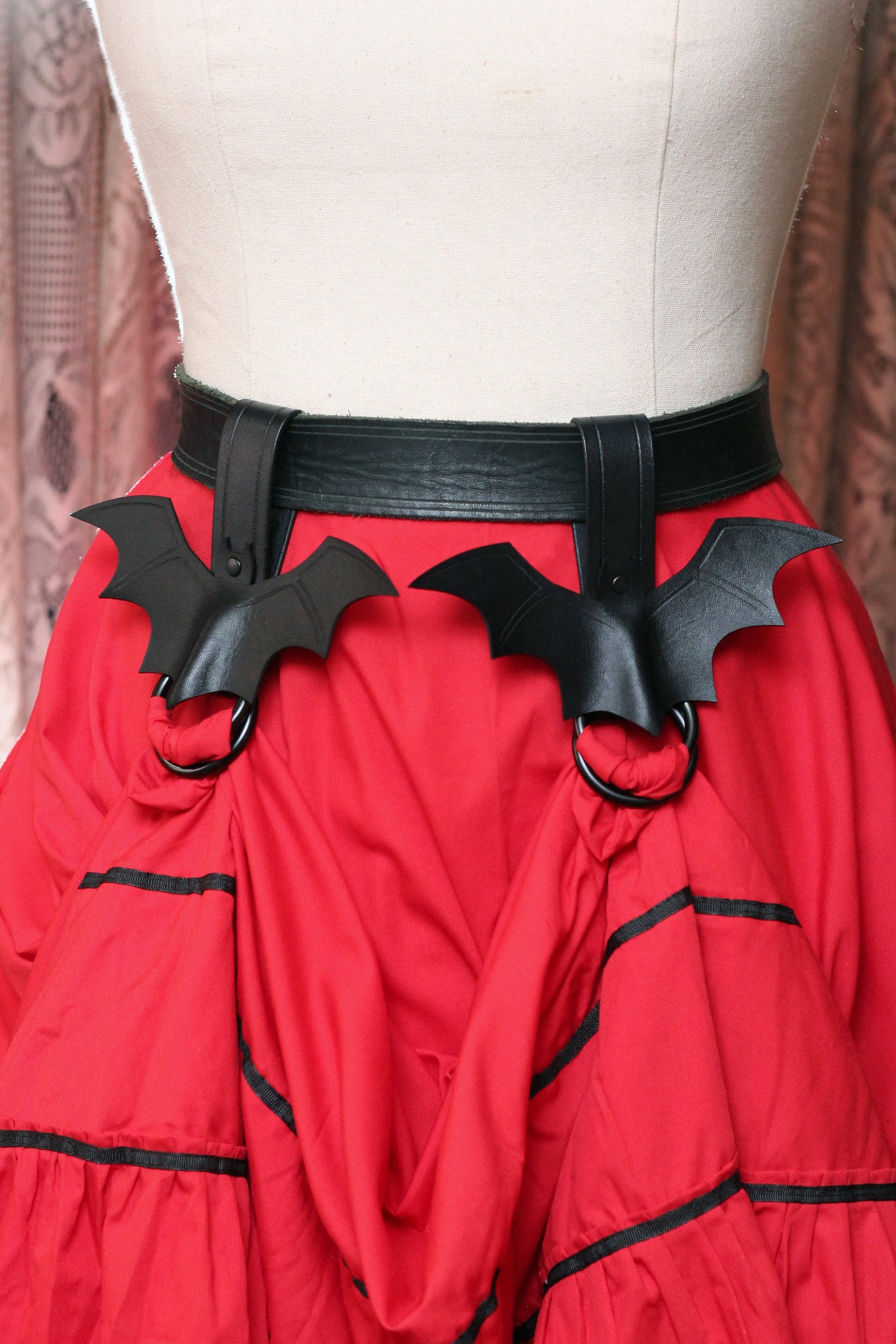 Leather Bat Skirt Hikes (Set of Two)