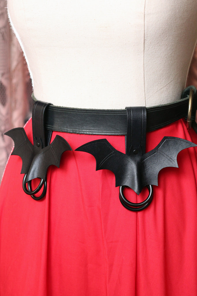 Leather Bat Skirt Hikes (Set of Two) Bleu Rose Designs Leather Bat Skirt Hikes (Set of Two) Bleu Rose Designs