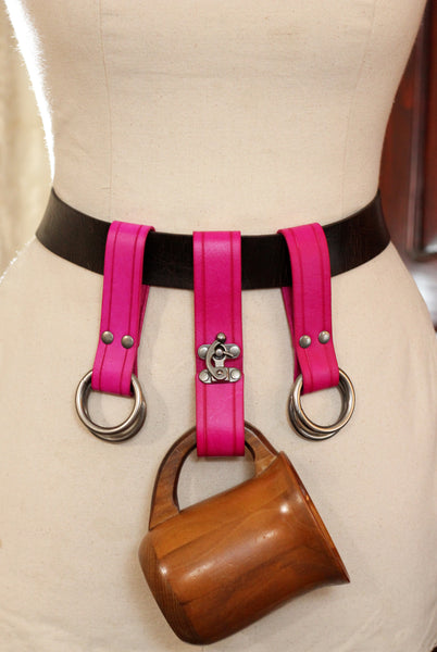 Leather Tankard Holder and Skirt Hike Set