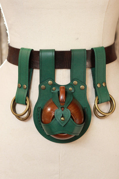 Green Mini Teacup Holster and Skirt Hike Accessory Set