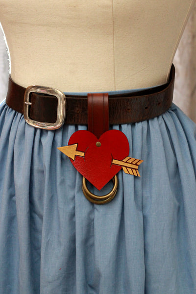 Sweetheart Skirt Hike Set w/ Brown Straps (Set of Two)