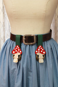 Mushroom Leather Skirt Hikes (Set of Two)