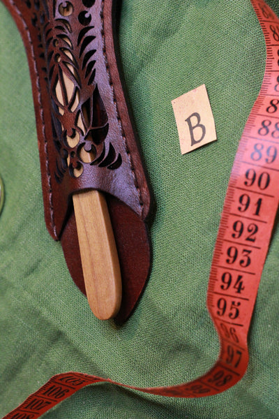 WONKY WARES - Brown Leather Spoon Holster